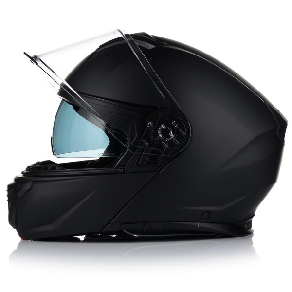 Klapphelm - VITO PRATO - schwarz-matt